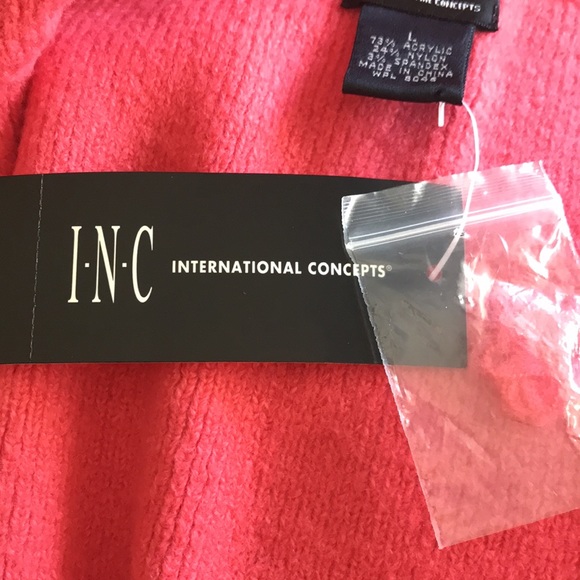 INC orange shrug cardi - Picture 6 of 9